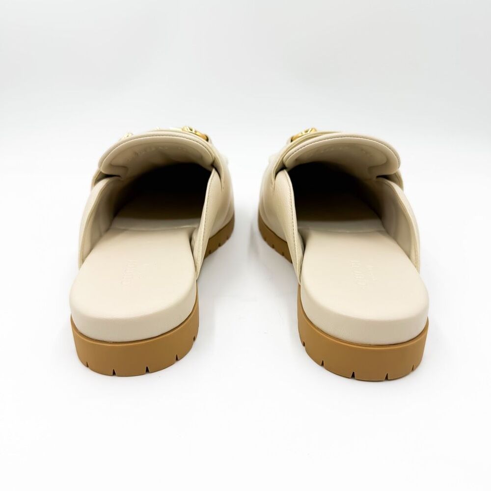 Gucci Airel Horsebit Leather Mules Ivory Loafer Slides EU 40 US 10 - Picture 6 of 11